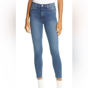 Rag & Bone Nina High Waist Ankle Skinny in Camden Size 25